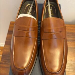 Brand New Cole Haan Men's Tan Leather Loafers